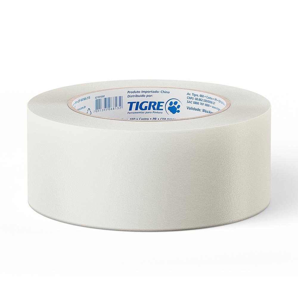 Fita Crepe Profissional Tigre 48mm X 50m Larga 12 UND 62181050