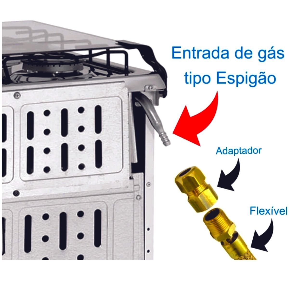 Regulador Visor Gas Alian A Kg H Mangueira Dako Mts