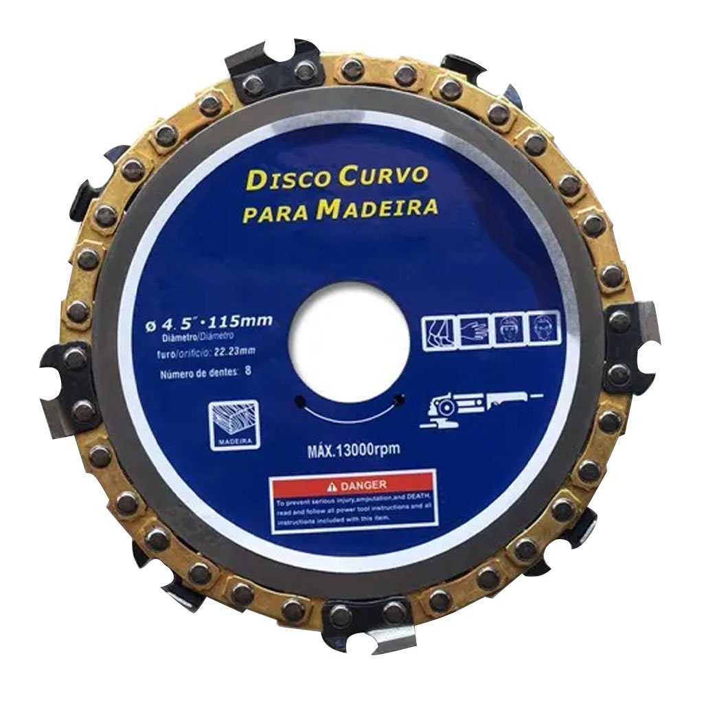 Disco Esmerilhadeira Corrente Para Madeira 4 5 115mm MadeiraMadeira