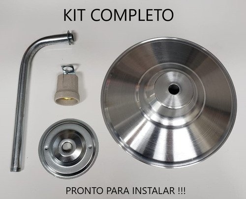 Kit 03 Arandela Retrô P Tempo 100 W Corredor Parede Poste Enerlux