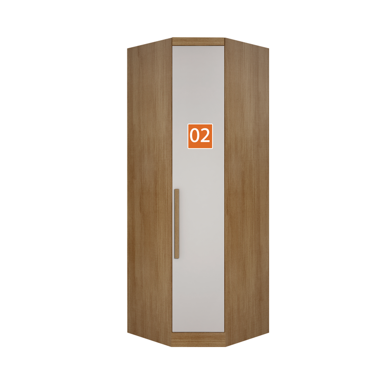 Modulado Closet Completo 9 Portas 6 Gavetas Rizon Cumaru Fendi