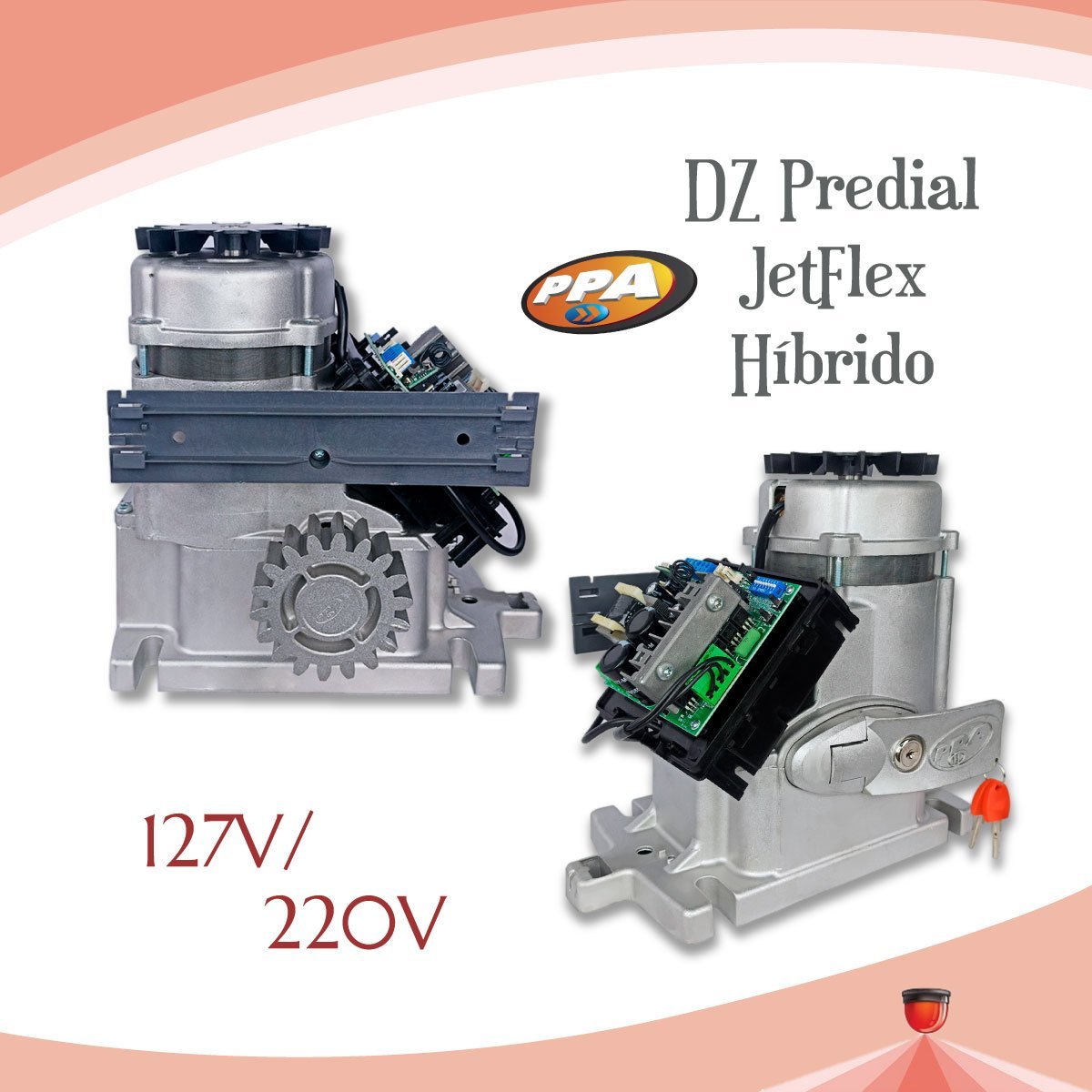 Motor Portão Deslizante DZ Predial Jet Flex Connect PPA MadeiraMadeira