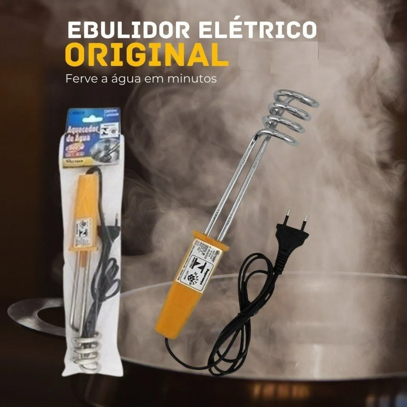 Aquecedor Ebulidor De Água Rabo Quente Elétrico 1000w 127v Ferve Rápido