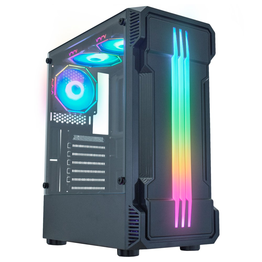 Gabinete K Mex CG A2G8 Infinity Streamer Coolers LED RGB