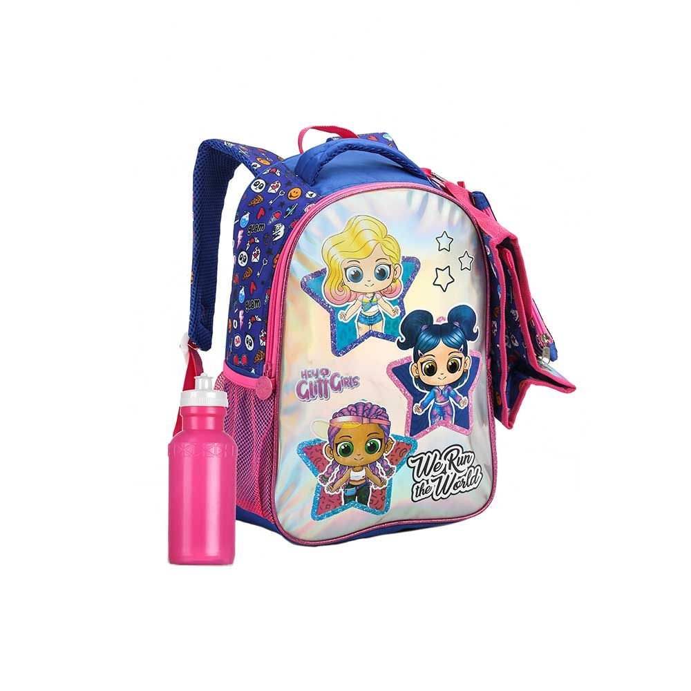 Mochila Infantil Seanite Costal Hey Glitt Girls Squeeze