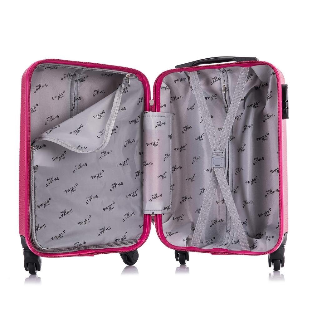 Kit Malas De Viagem Bordo Pe As Pink E Verde Zug Swiss Move