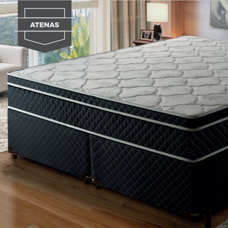 Cama Box Atenas Casal Molas Ensacadas X X Cm Umaflex