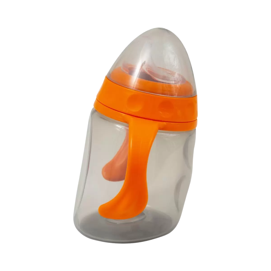 Copo Al A E Bico De Silicone Ml Laranja Clingo Madeiramadeira