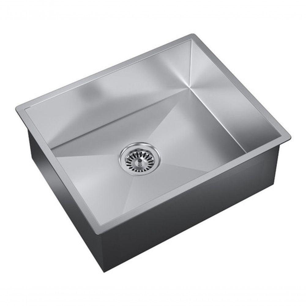 Cuba De Inox 40x40 Quadrada Válvula Embutida MadeiraMadeira