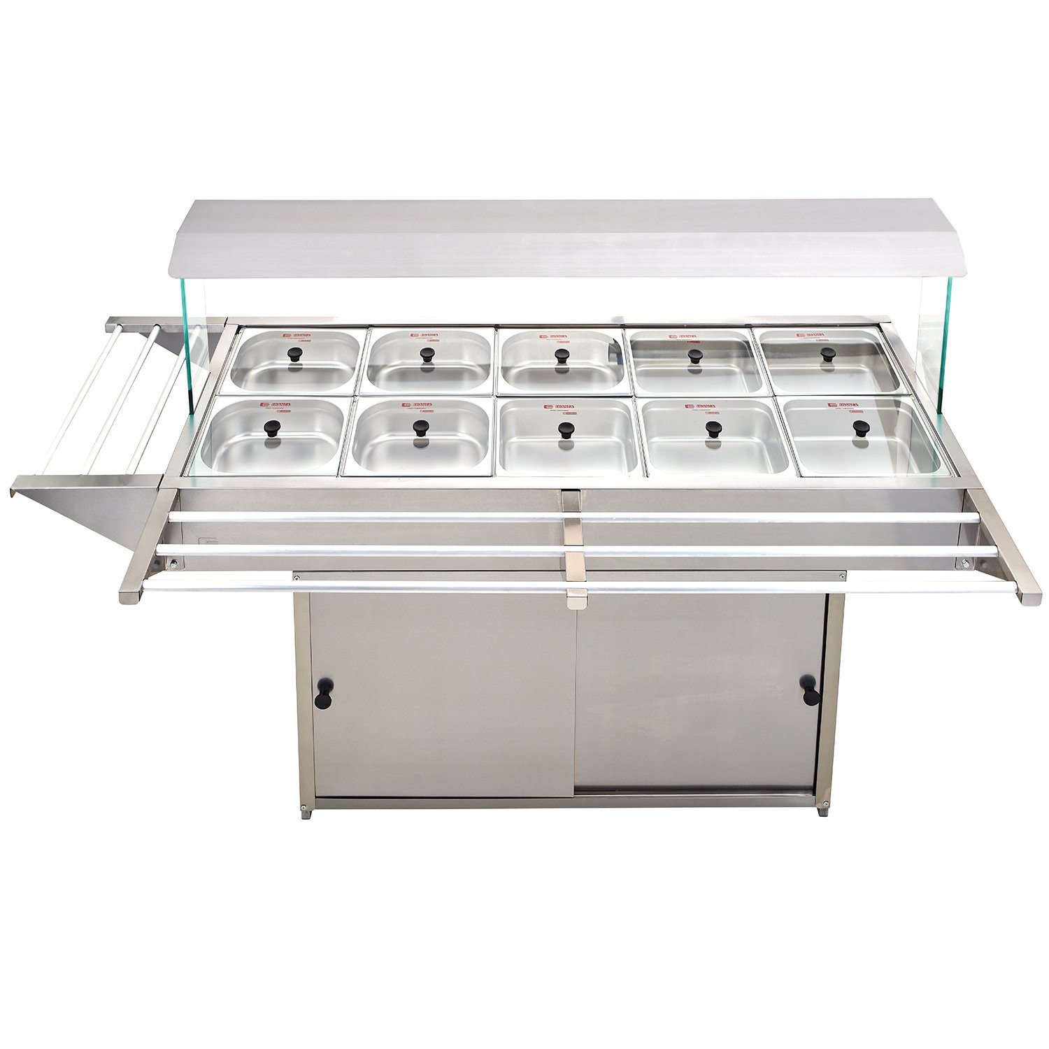 Buffet Self Service Bm Gabinete Conjugado 10 Cubas 6 Quentes E 4 Frias