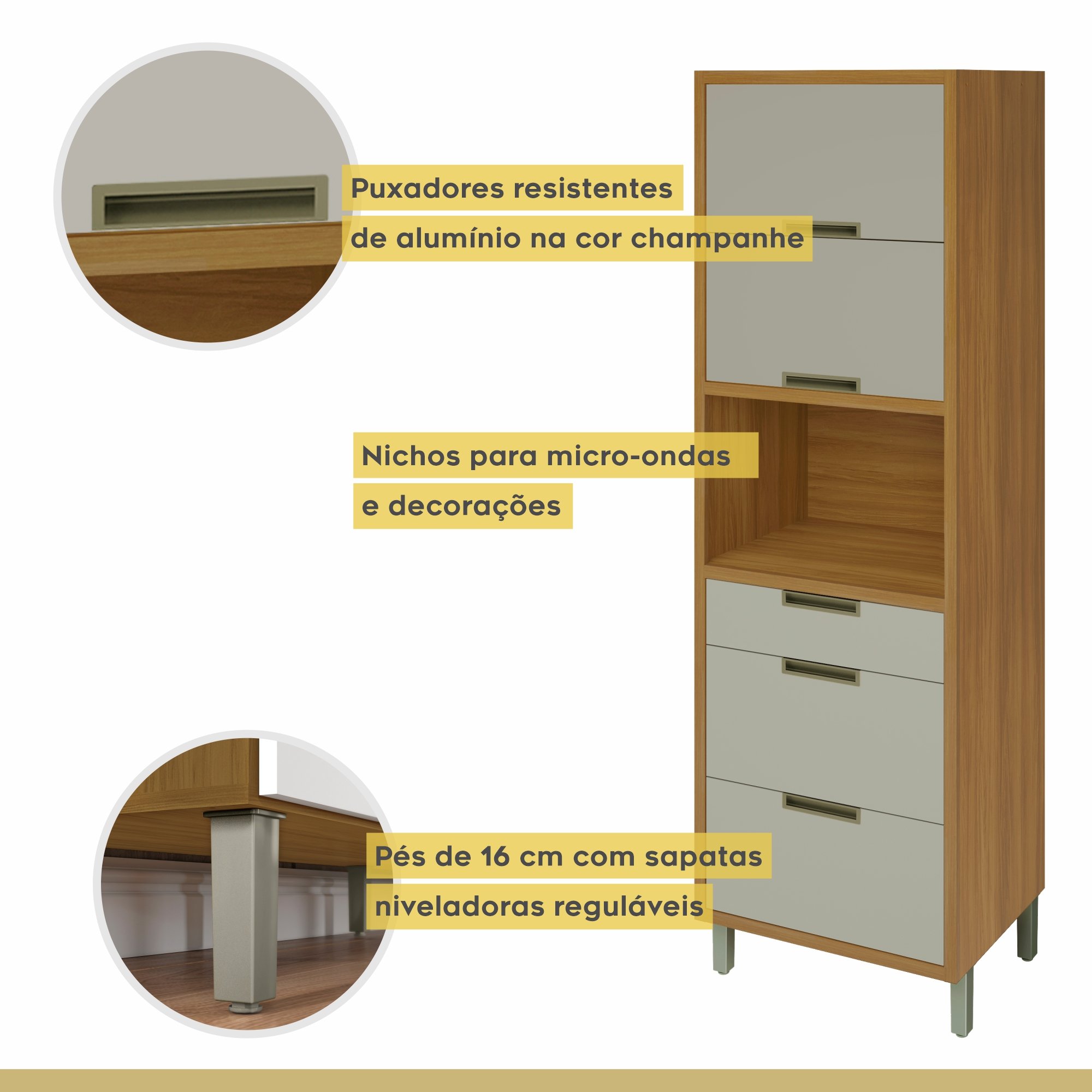 Cozinha Modulada Pe As A Reos Balc Es Paneleiro Ripado