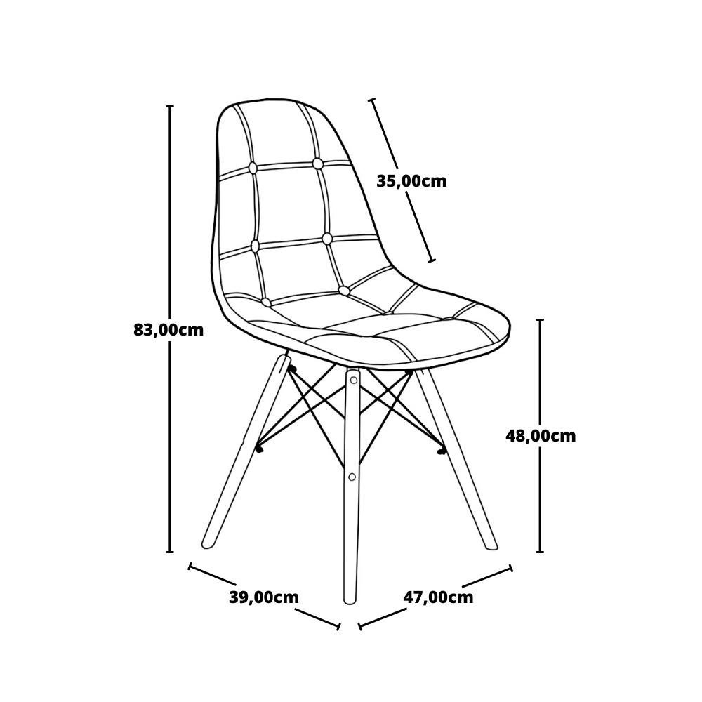 Conjunto De Mesa Dobr Vel Retr Til Volpi Cadeiras Boton