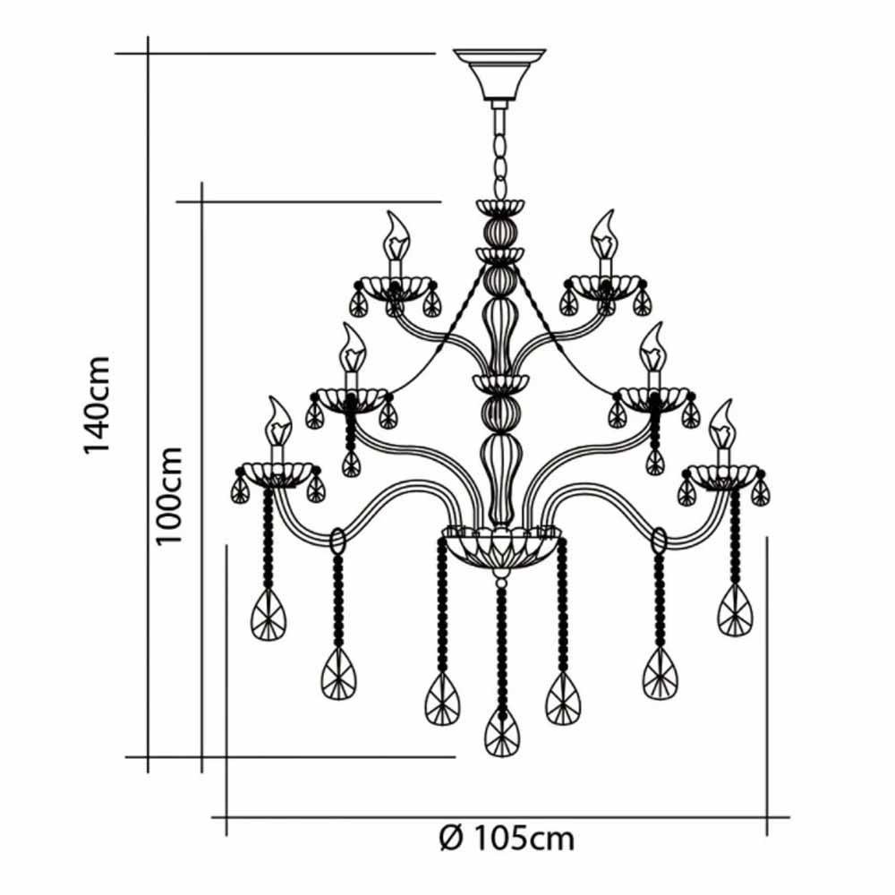 Lustre Candelabro Cristal Leg Timo Maria Tereza Nice Madeiramadeira