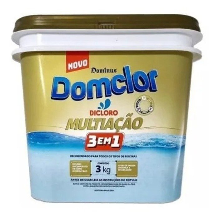 Cloro Granulado Multiação Domclor 3kg MadeiraMadeira