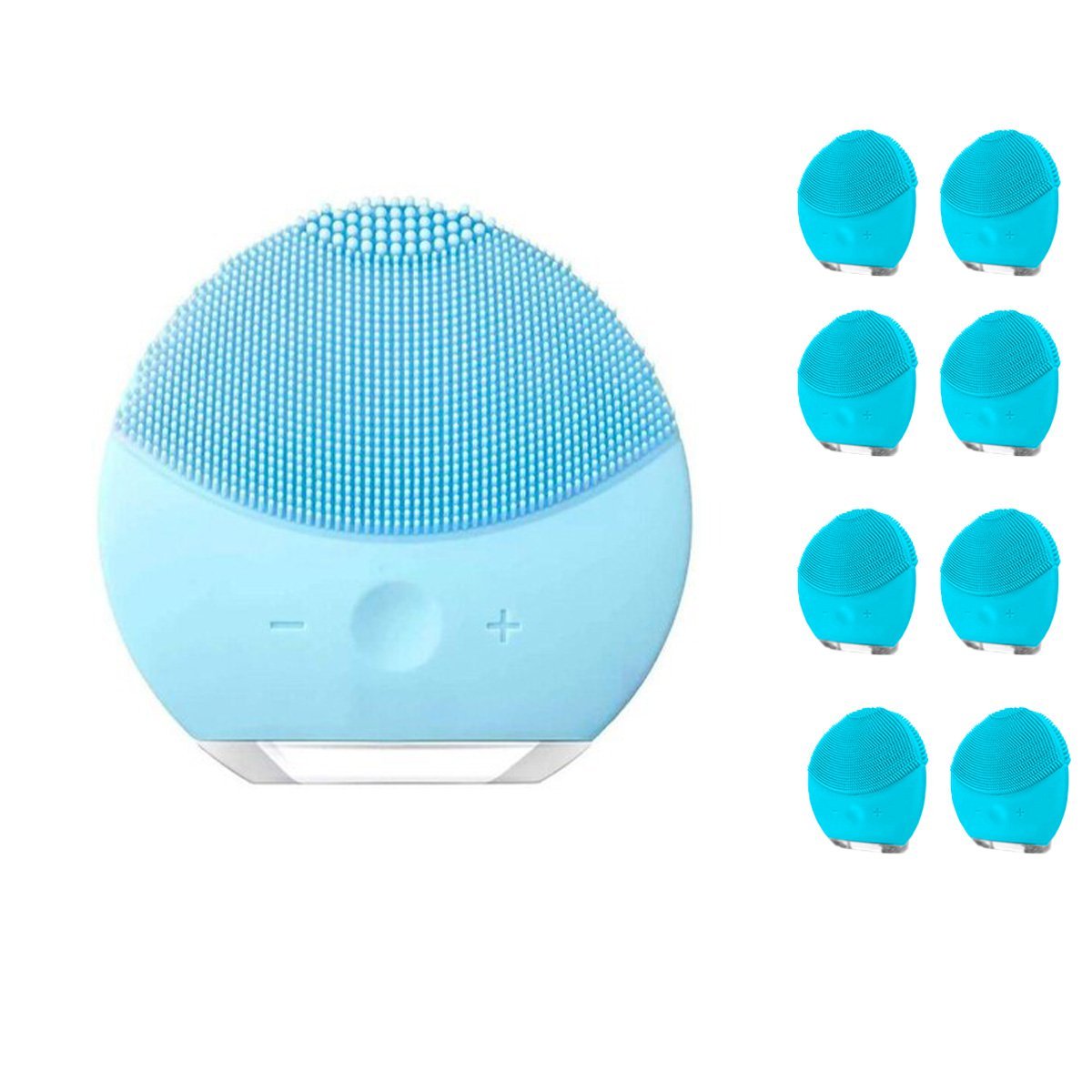 Esponja De Limpeza Facial Massageadora Kit 8 Unidades USB Tratamento