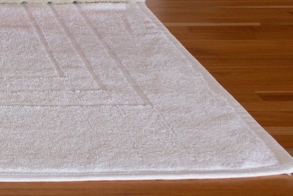 Piso Toalha Tapete Para Banheiro 50x70 Camesa BRANCO MadeiraMadeira