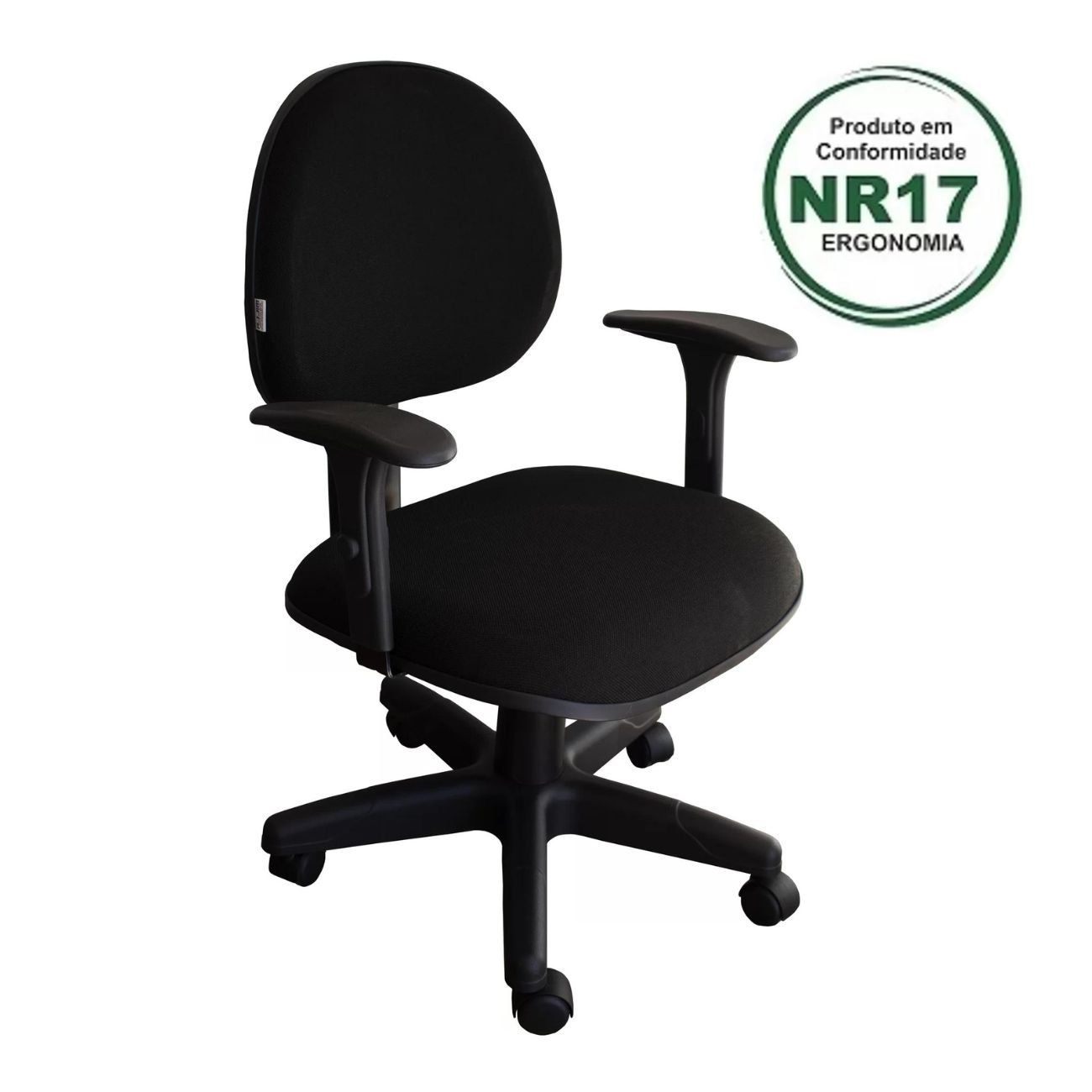 Cadeira para Escritório Ergonômica Back System Braço Regulável