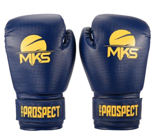 Kit Luva De Boxe Mks Prospect Azul Amarelo Madeiramadeira