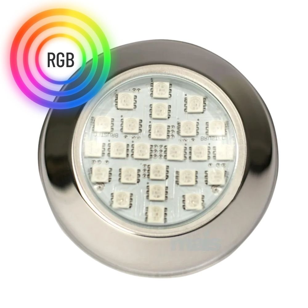 Kit Ilumina O Para Piscina Refletores Led W Inox Rgb Central