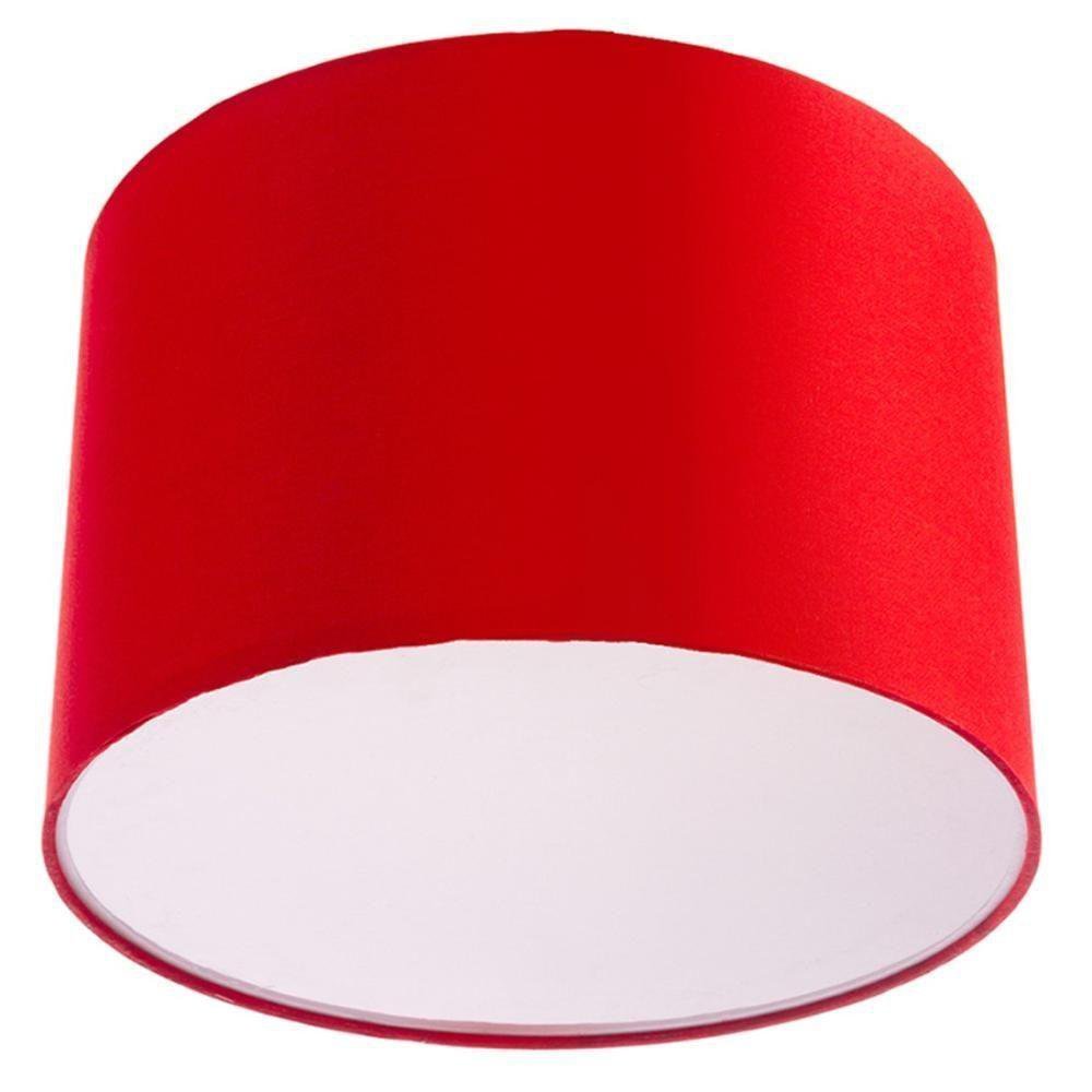 Lustre Plafon Cupula Dome X Cm Magn Fico Vermelho Madeiramadeira