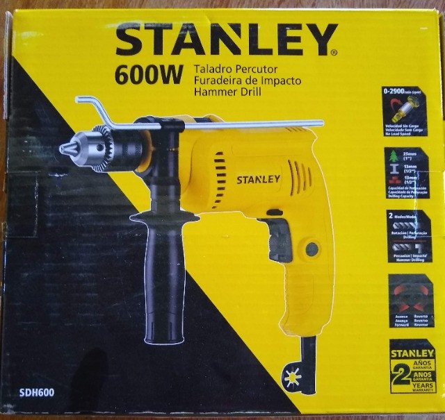 Furadeira De Impacto Stanley W Sdh Madeiramadeira