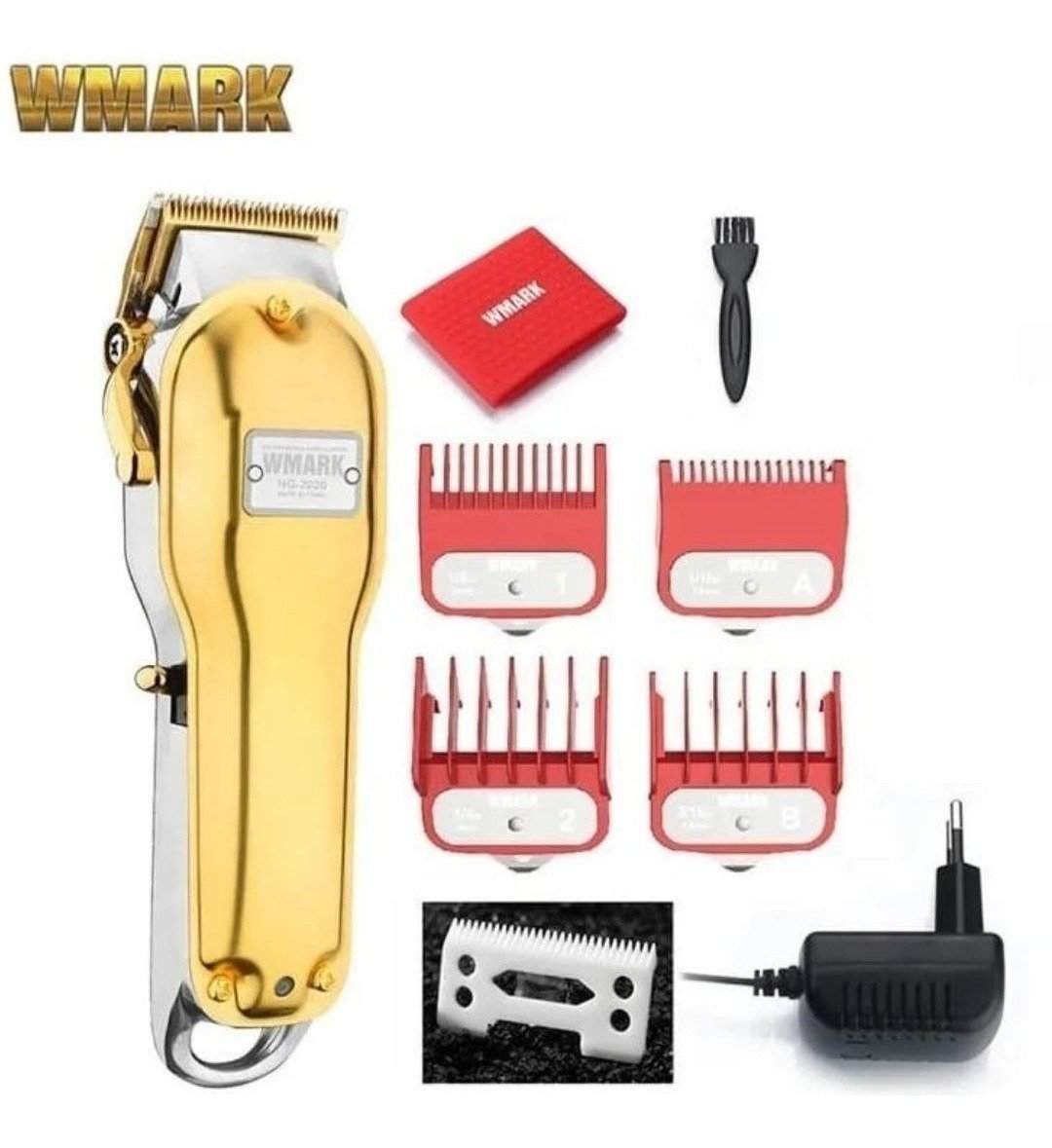 Maquina De Cortar Cabelo Wmark Ng B Profissional Metal Madeiramadeira