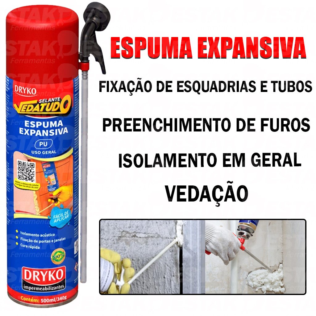 Kit Unidades Espuma Expansiva Para Veda O Isola O Vedatudo Ml