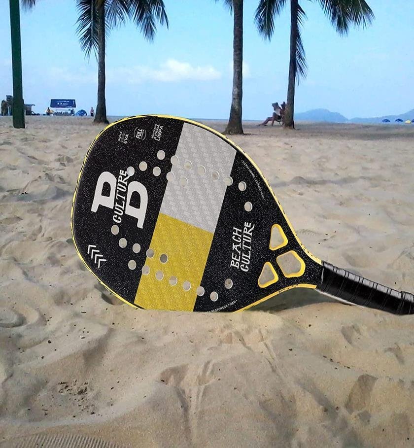 Raquete Profissional Beach Tennis Culture Carbon Mm Madeiramadeira