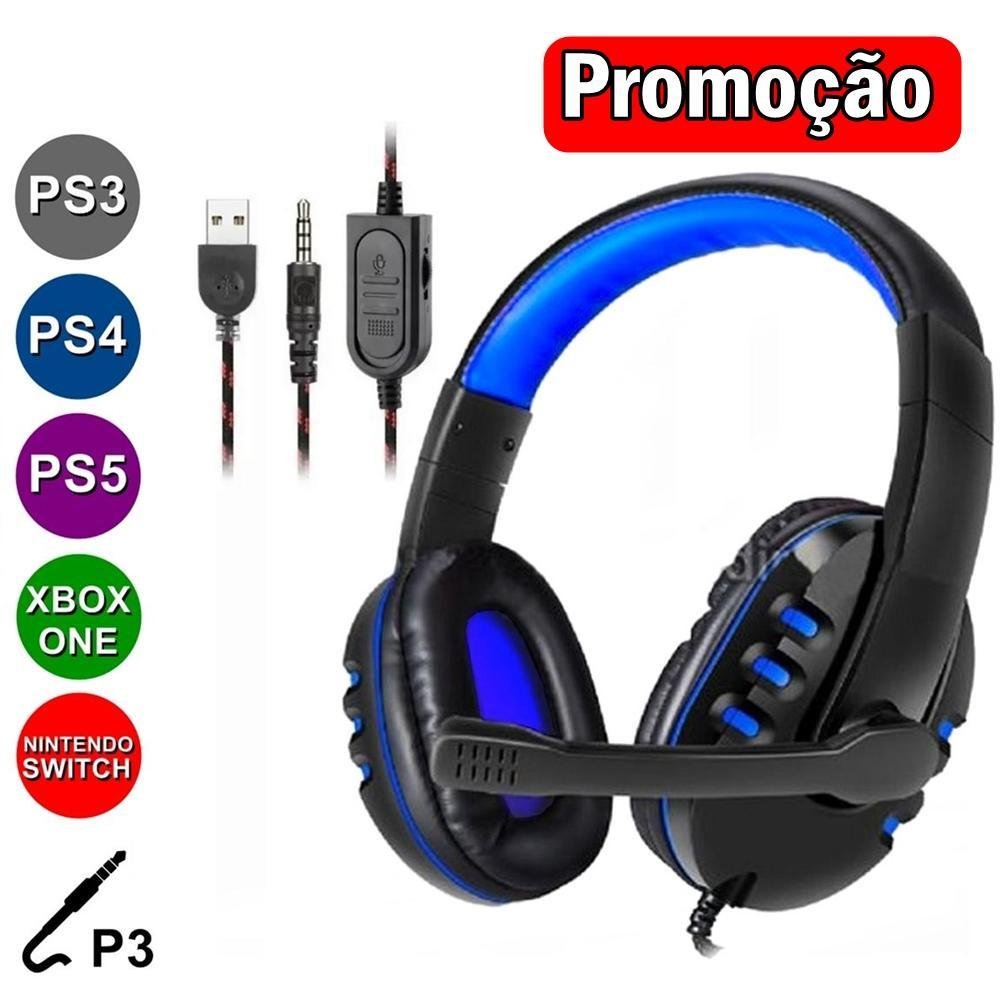 Headset Gamer P P Ps Xbox Switch Led M Hf G P Az Exbom M