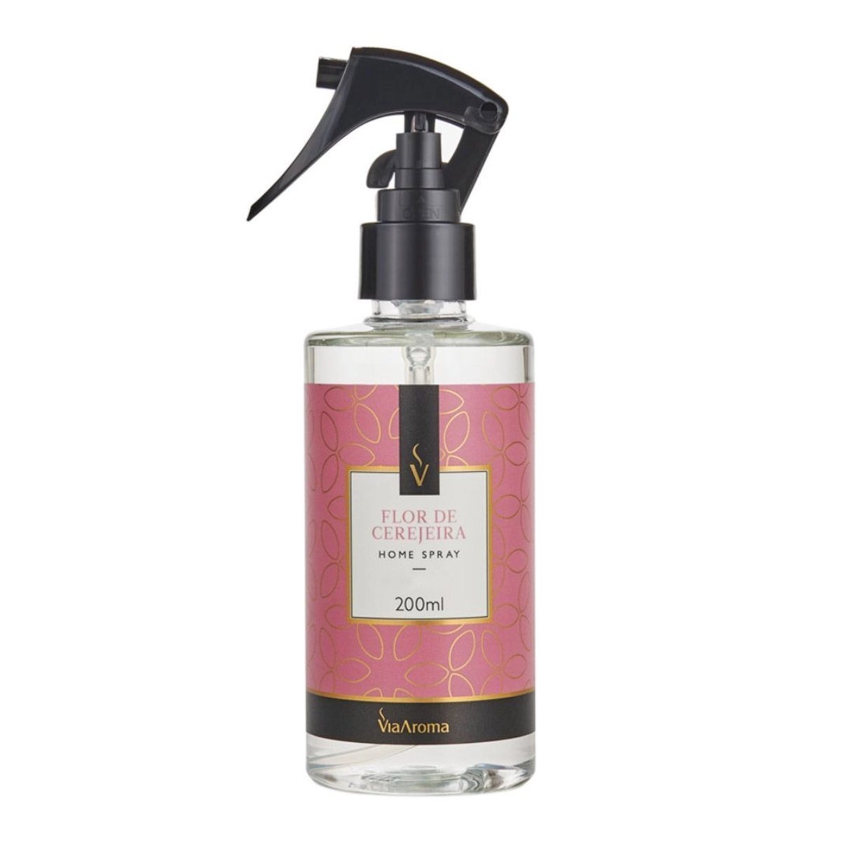 Home Spray 200ml Via Aroma Clássica Flor De Cerejeira MadeiraMadeira