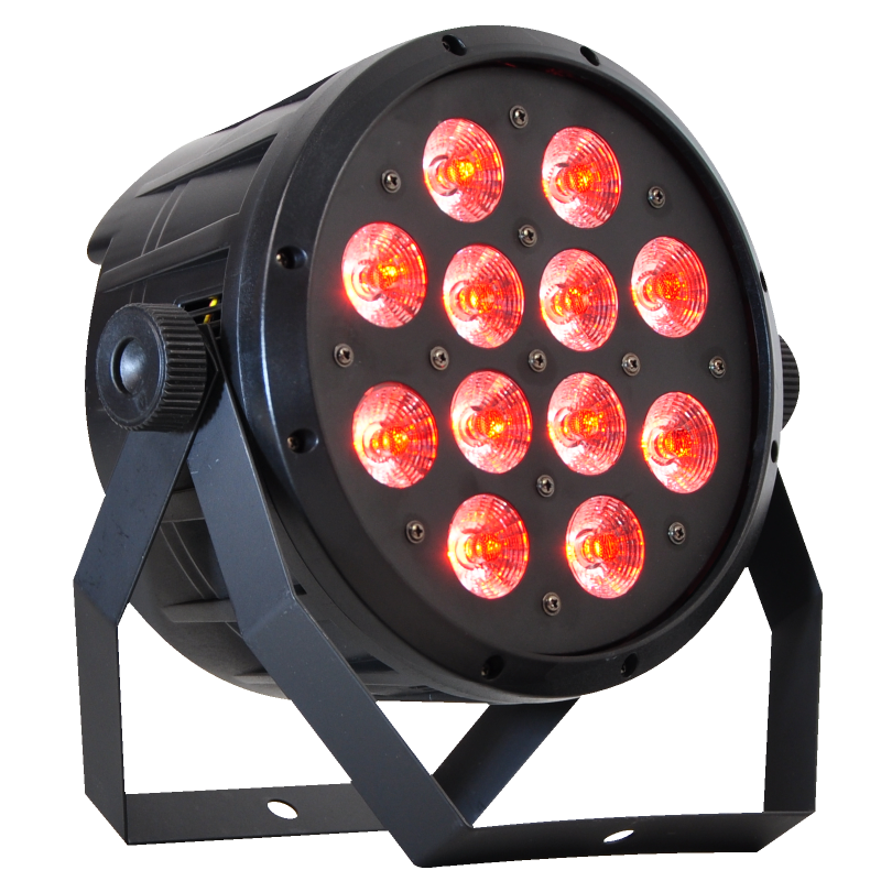 Canhao Refletor Led Par 64 12 Leds 15W Rgbwa Pentaled Displ