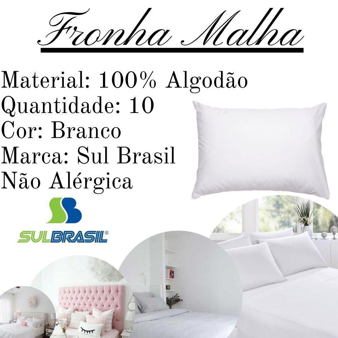 Kit Fronhas Malha Algod O Hotel Pousada Antial Rgica