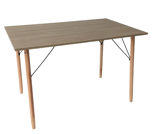 Mesa De Jantar Retangular Madeira Mdf X Cm Truffel