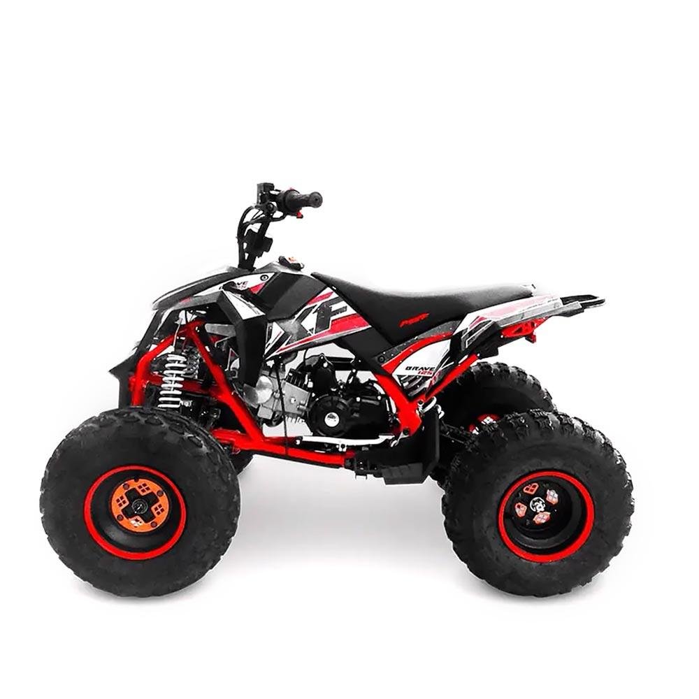 Mini Quadriciclo Infantil Partida Elétrica Brave 125cc Preto