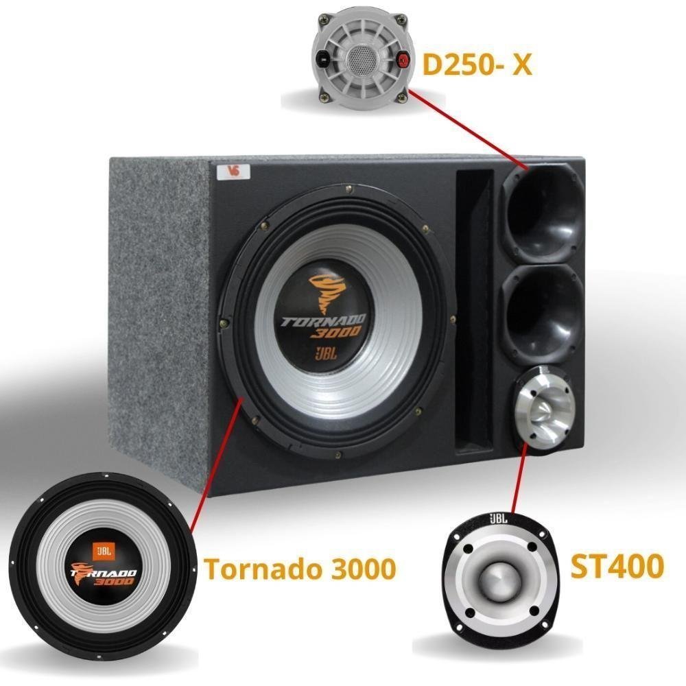 Caixa Trio Tornado Pol Swt D X St Madeiramadeira