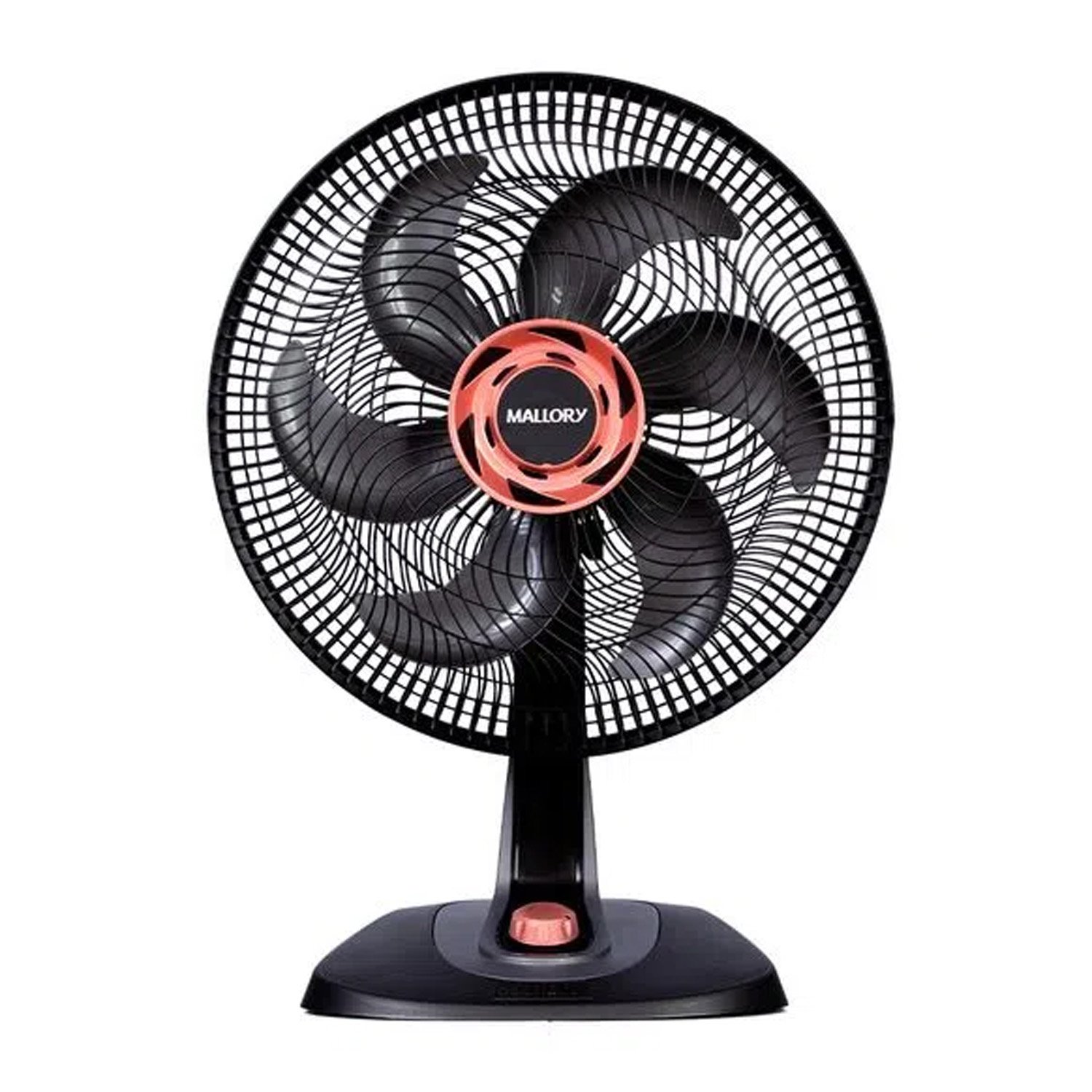 Ventilador de mesa Mallory TS40 Vibe preto 6 pás 40 cm 110V