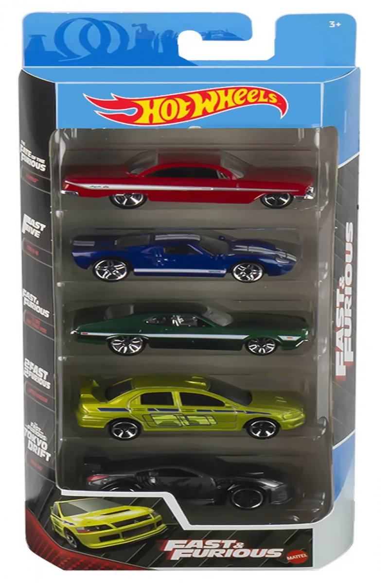 Hot Wheels Kit Carrinhos Velozes E Furiosos Mattel Madeiramadeira