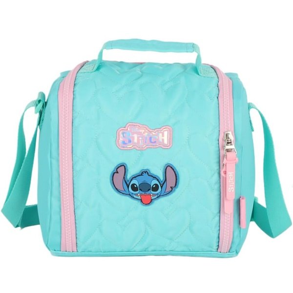 Lancheira Termica Escolar Stitch Disney Turquesa Luxcel Madeiramadeira