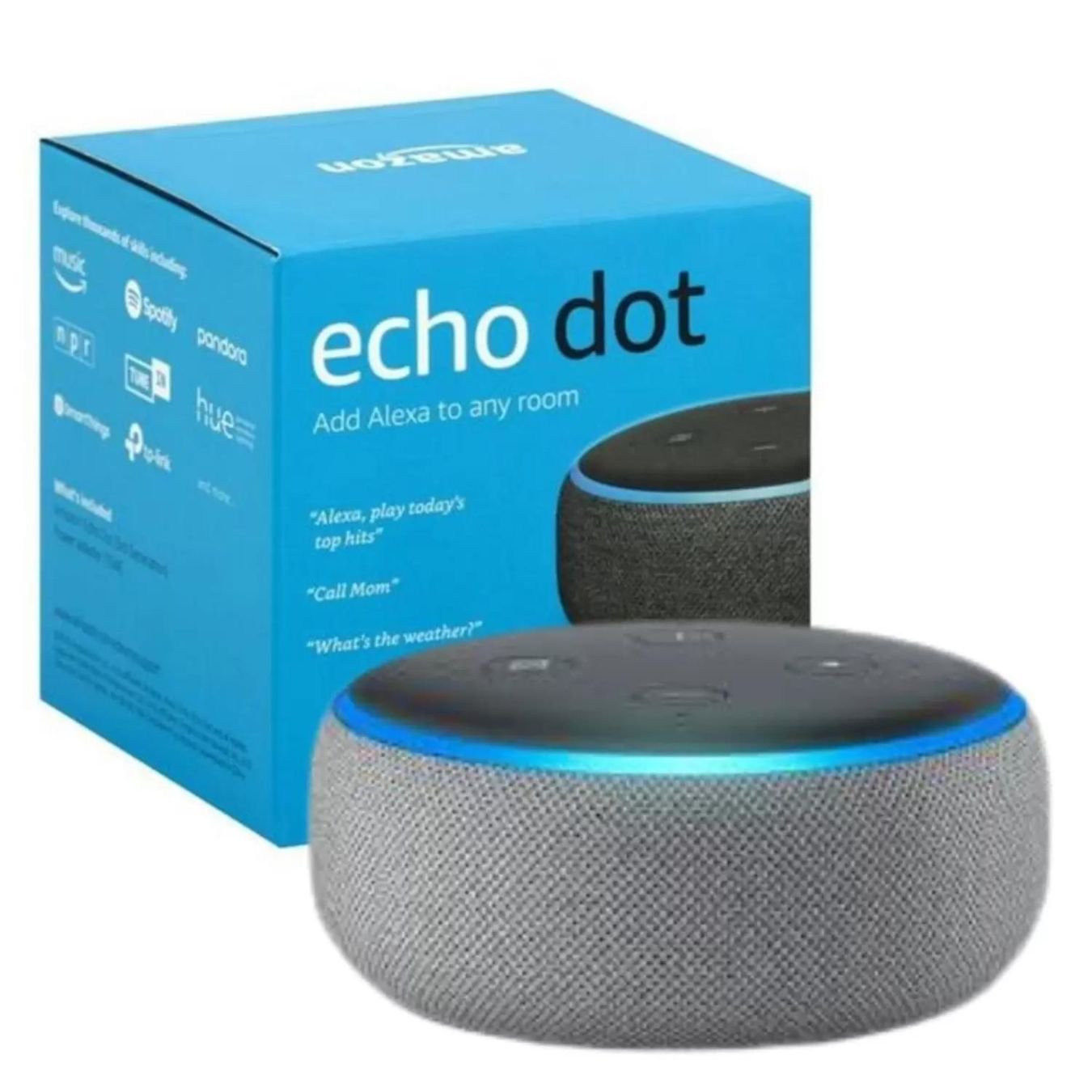 Amazon Echo Dot Rd Gen Assistente Virtual Alexa Madeiramadeira