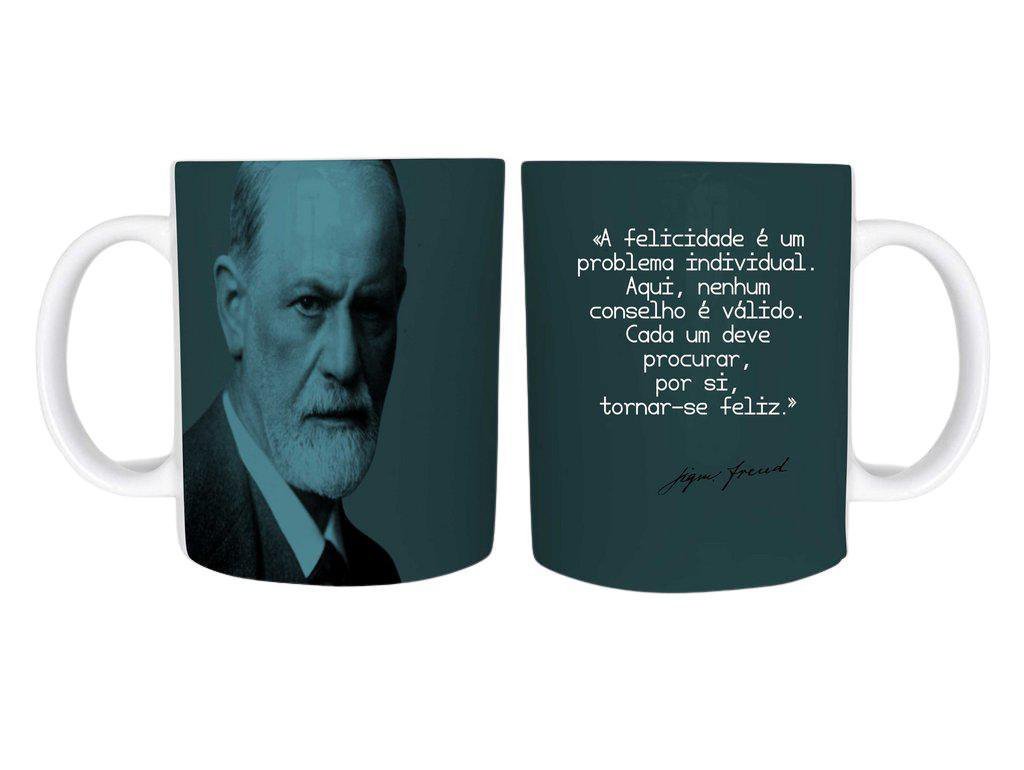 Caneca Filosofia Freud Fil Sofo Cer Mica Ml Madeiramadeira