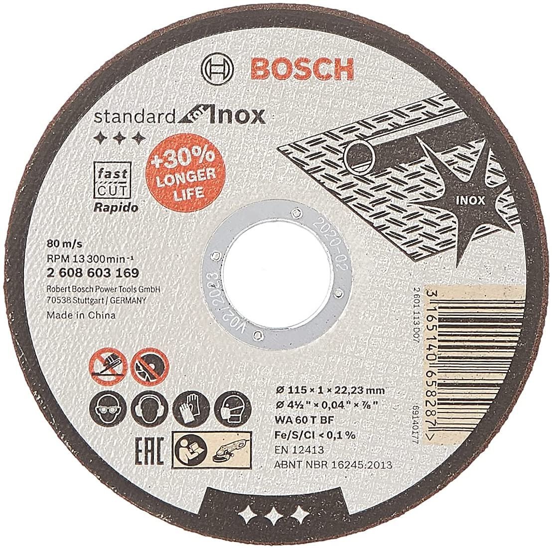 Kit Discos De Corte Metal Inox Ultrafino Pol Bosch