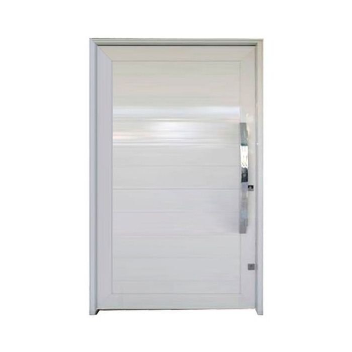 Porta Pivotante De Alum Nio Branco Barella Flex X Cm