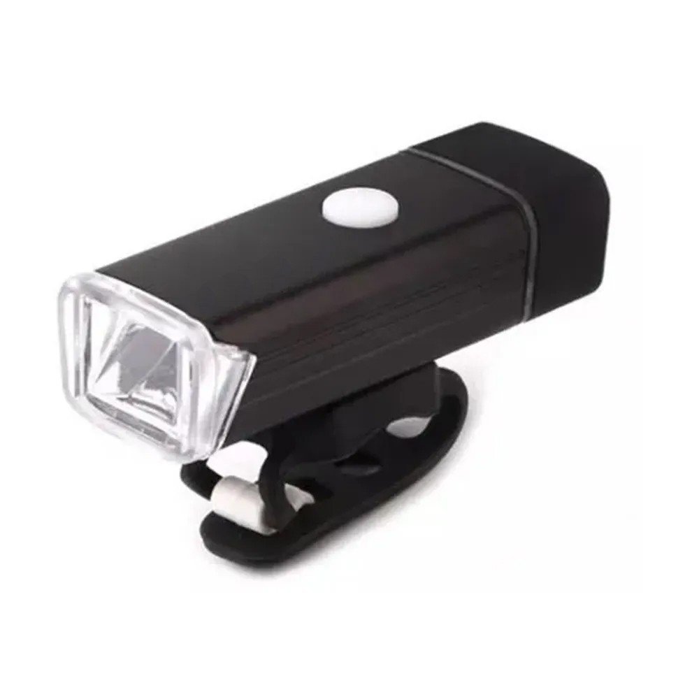 Lanterna Farol Bike Recarreg Vel Usb Lumens Plus Nico Preto