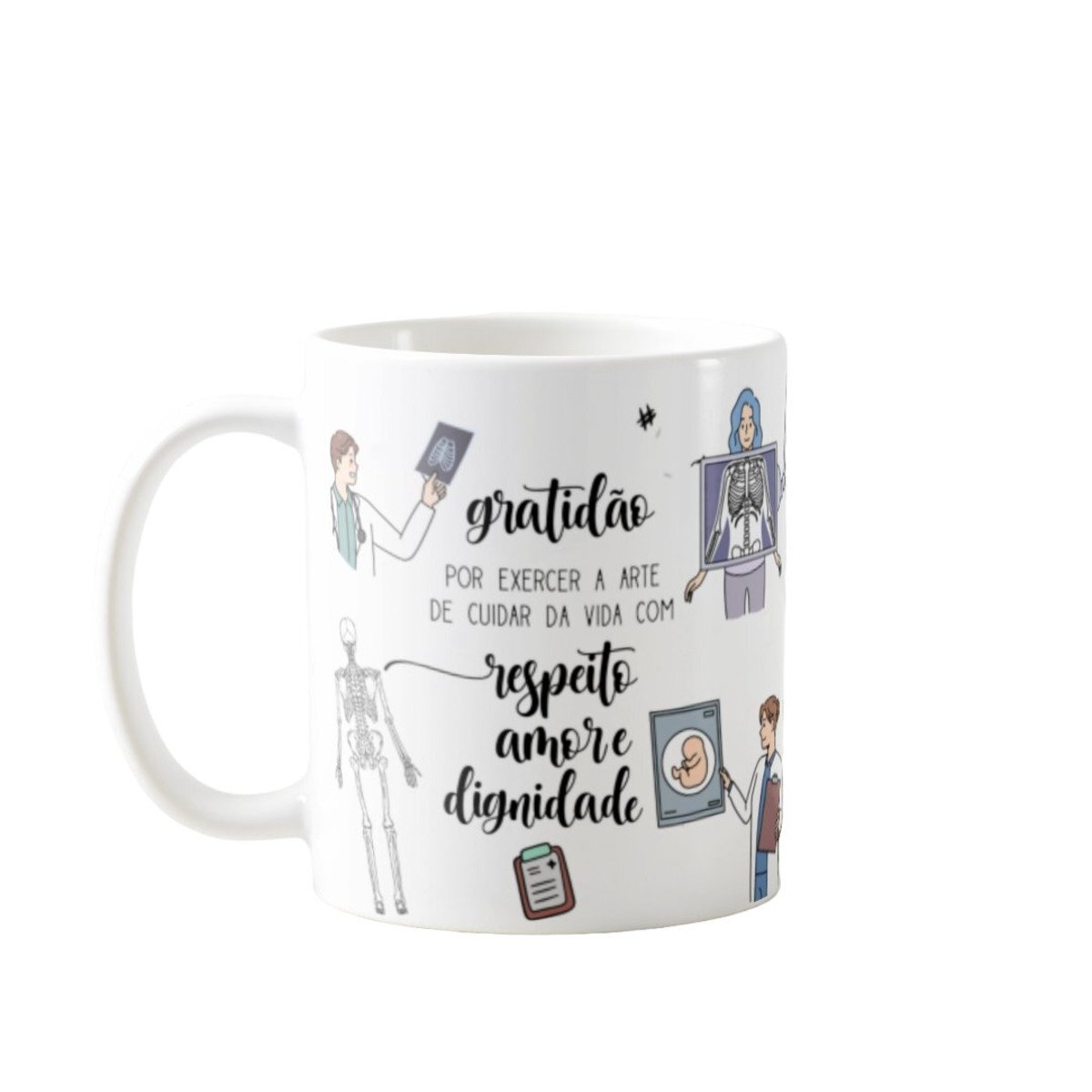 Caneca Presente Personalizado Medicina Formatura Radiologia