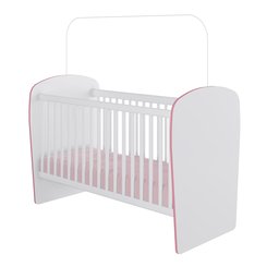 Quarto de Bebê Completo com 1 Berço 1 Cômoda 1 Guarda Roupa Arco-Íris - 6