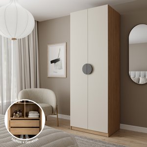 Guarda-Roupa Modulado Joy com Gaveteiro CabeCasa MadeiraMadeira