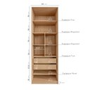 Ver imagem 5 de Guarda-Roupa Modulado Joy com Gaveteiro CabeCasa MadeiraOriginals