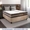 Ver imagem 3 de Cama Box Casal Suede + Colchão Molas Ensacadas Texas Prime Colchões 138cm Bege