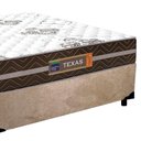 Ver imagem 4 de Cama Box Casal Suede + Colchão Molas Ensacadas Texas Prime Colchões 138cm Bege