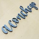 Ver imagem 2 de Adorno De Parede Aconchego / Lettering - Quadro - Frase - 28cm - Toque 3D:Cinza